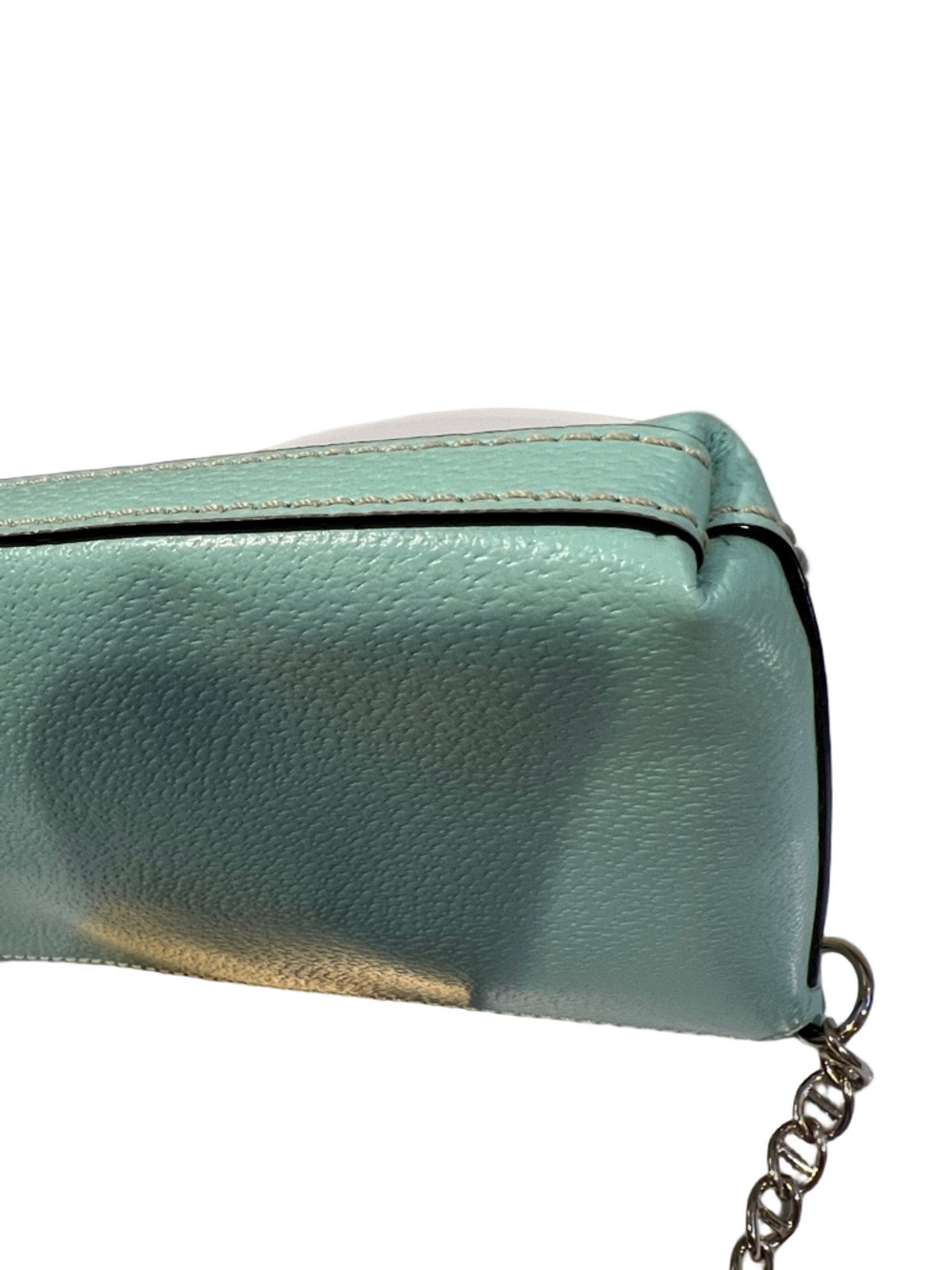 Kate Spade Turquoise Blue Leather Shoulder Bag EUC - Picture 14 of 14